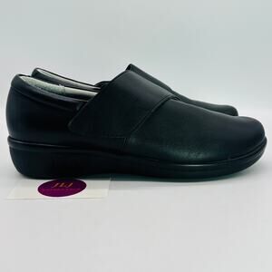 Alegria Women's Qin Black Leather Comfort Shoes QIN-601X Size 40 EU/ 9.5-10 US